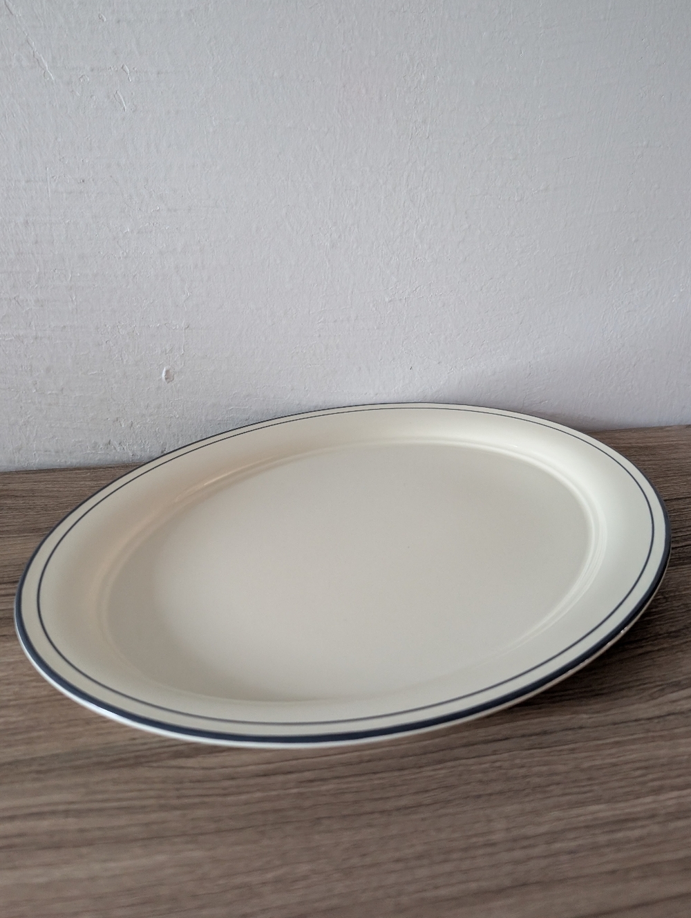 Lenox Oval Serving Platter For The Blue Patterns 14" Pinstripe Plate Replacement
